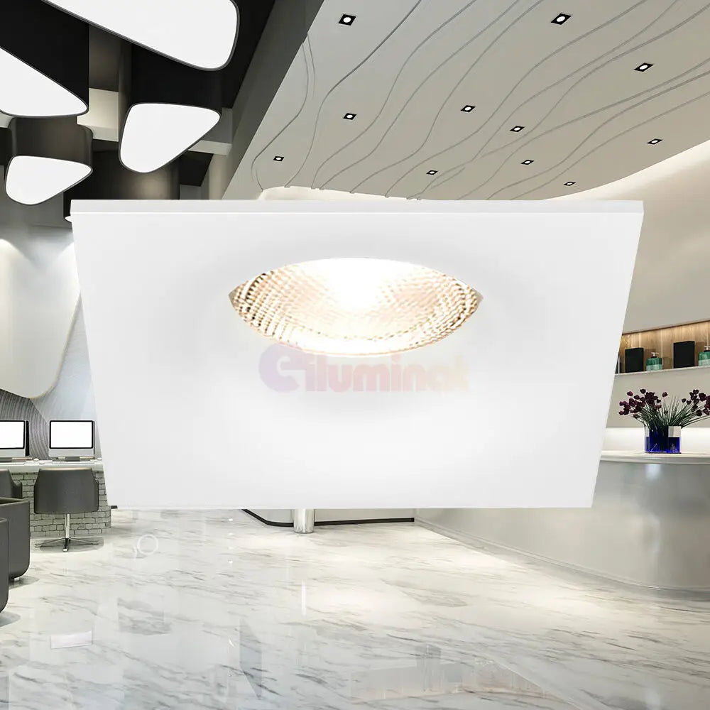 Spot Incastrat Patrat Alb Dulie MR16 L84xH37mm led ceiling light