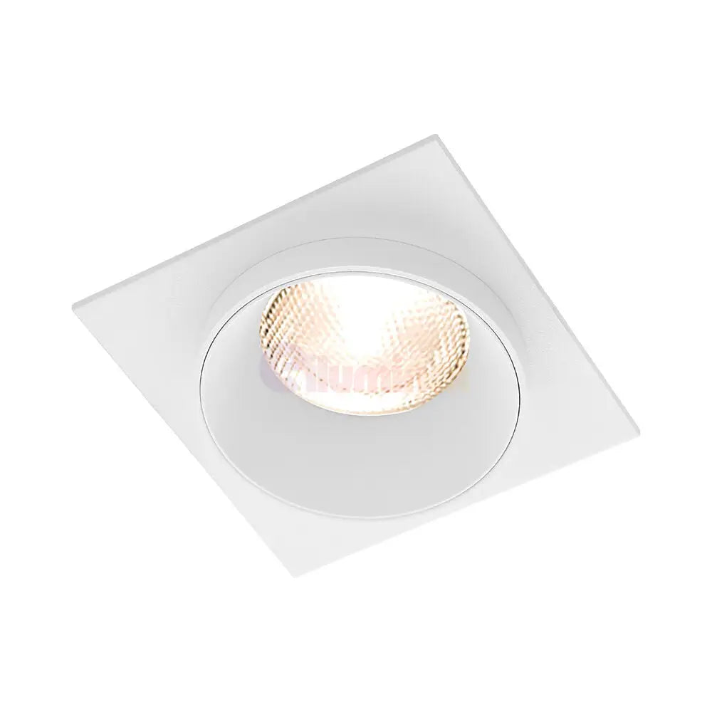Spot Incastrat Patrat Alb Dulie GU10 Ø92x38mm led ceiling light