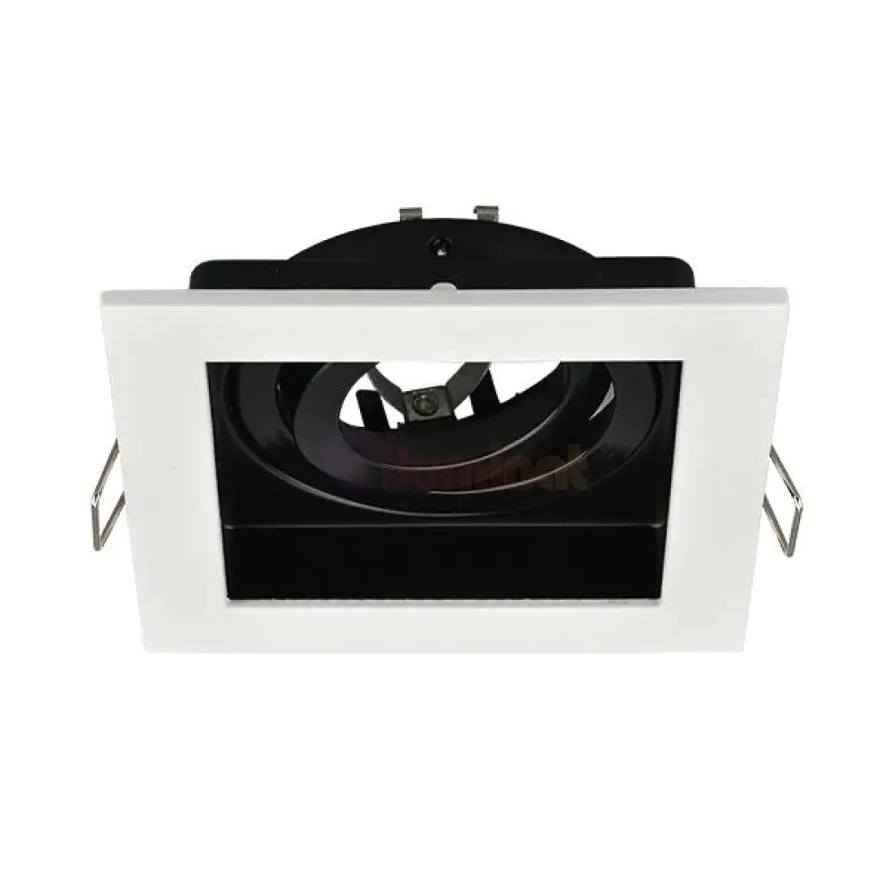 Spot Incastrat Patrat Fascicul Reglabil Alb & Negru Dulie GU10 L100xH30mm led ceiling light