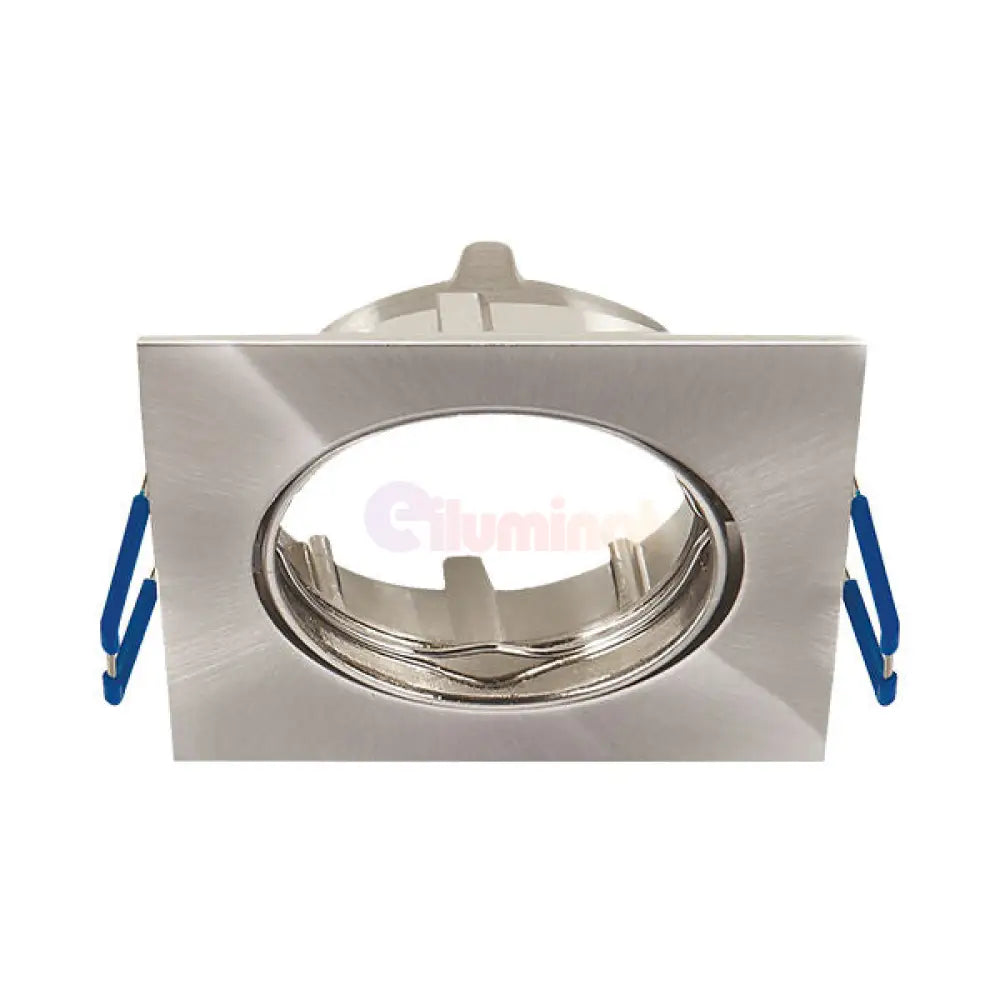 Spot Incastrat Patrat Fascicul Reglabil Argintiu Dulie MR16 L82xH23mm led ceiling light