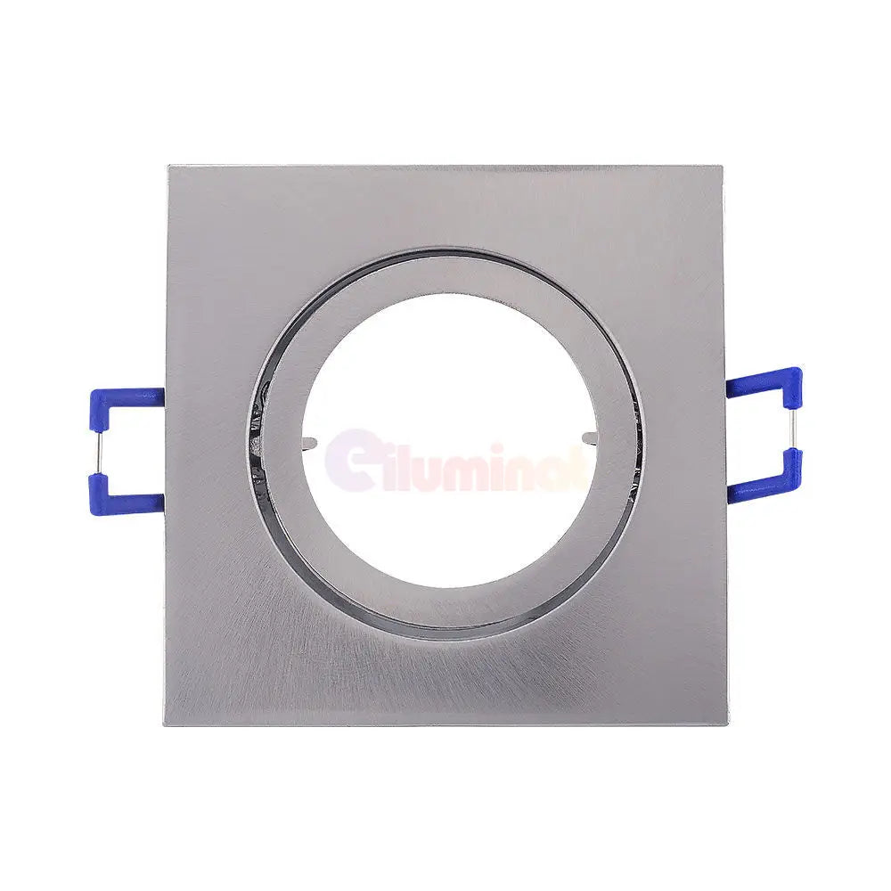 Spot Incastrat Patrat Fascicul Reglabil Argintiu Dulie MR16 L82xH25mm led ceiling light