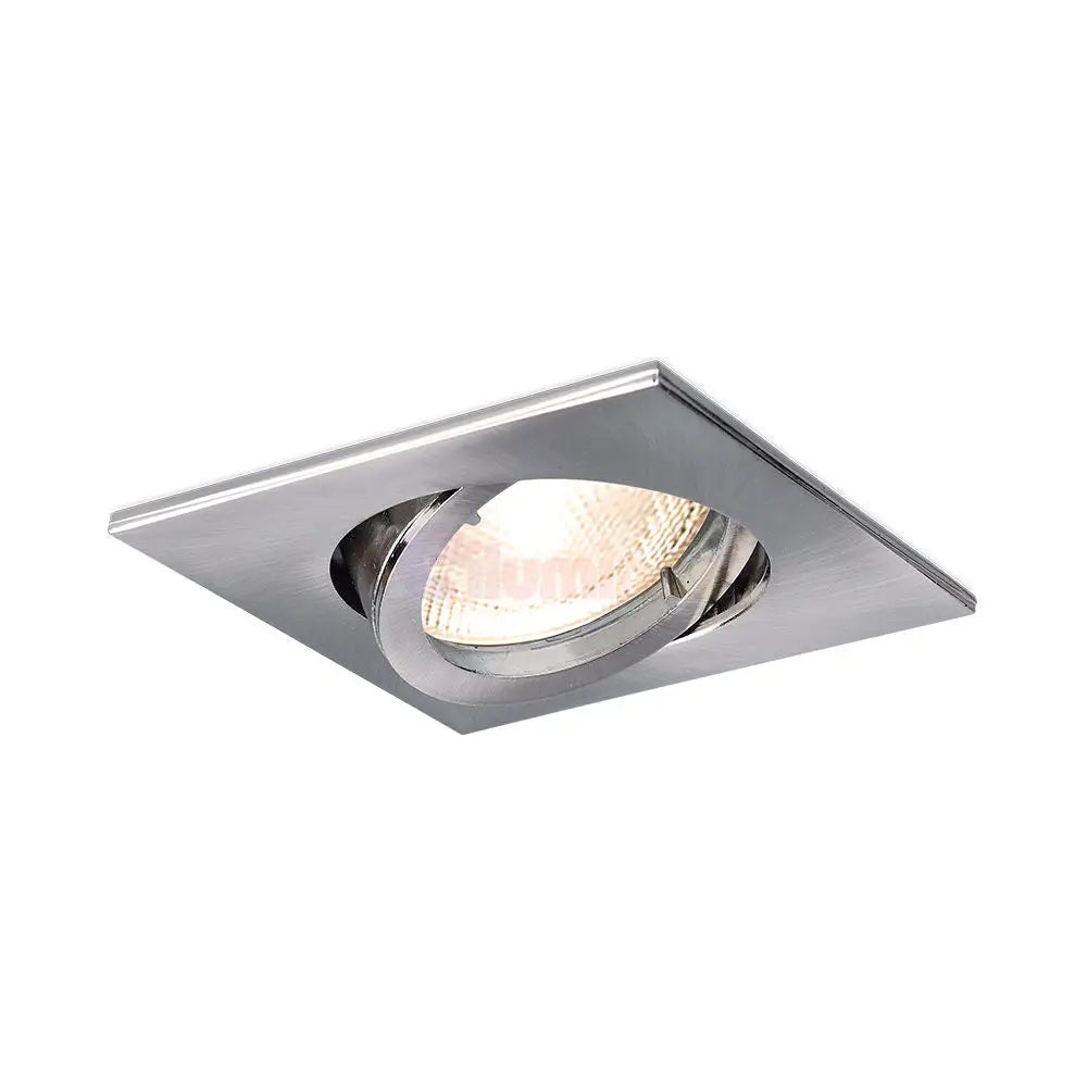 Spot Incastrat Patrat Fascicul Reglabil Argintiu Dulie MR16 L82xH25mm led ceiling light