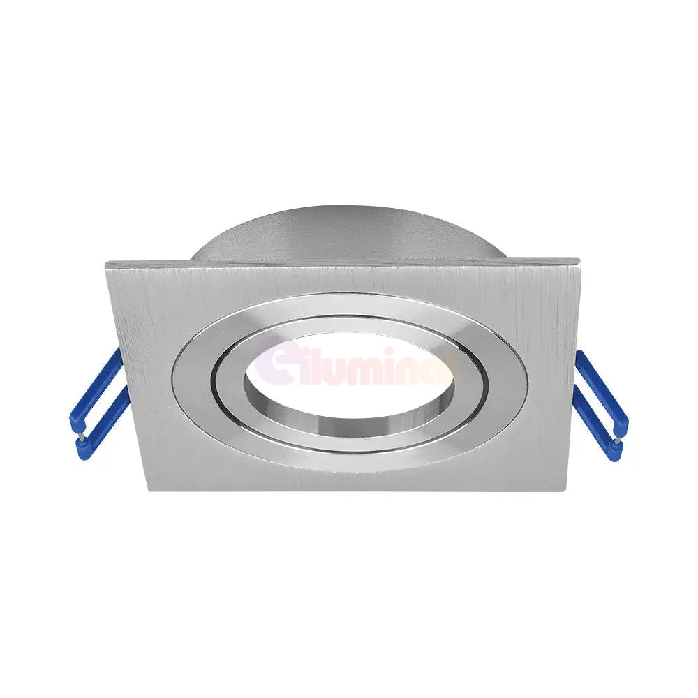 Spot Incastrat Patrat Fascicul Reglabil Argintiu Dulie MR16 L92xH25mm led ceiling light