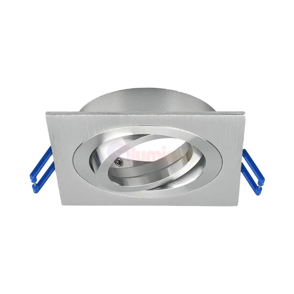 Spot Incastrat Patrat Fascicul Reglabil Argintiu Dulie MR16 L92xH25mm led ceiling light