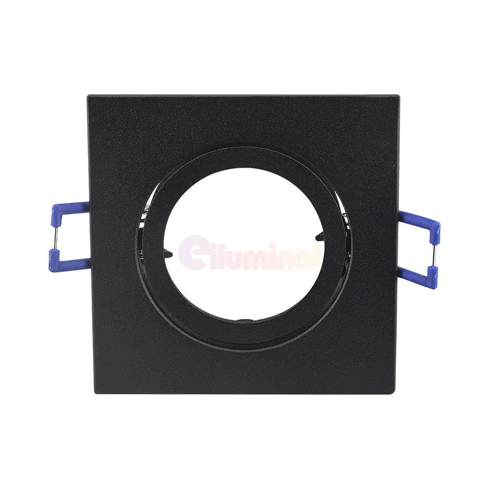 Spot Incastrat Patrat Fascicul Reglabil Negru Dulie MR16 L82xH25mm led ceiling light