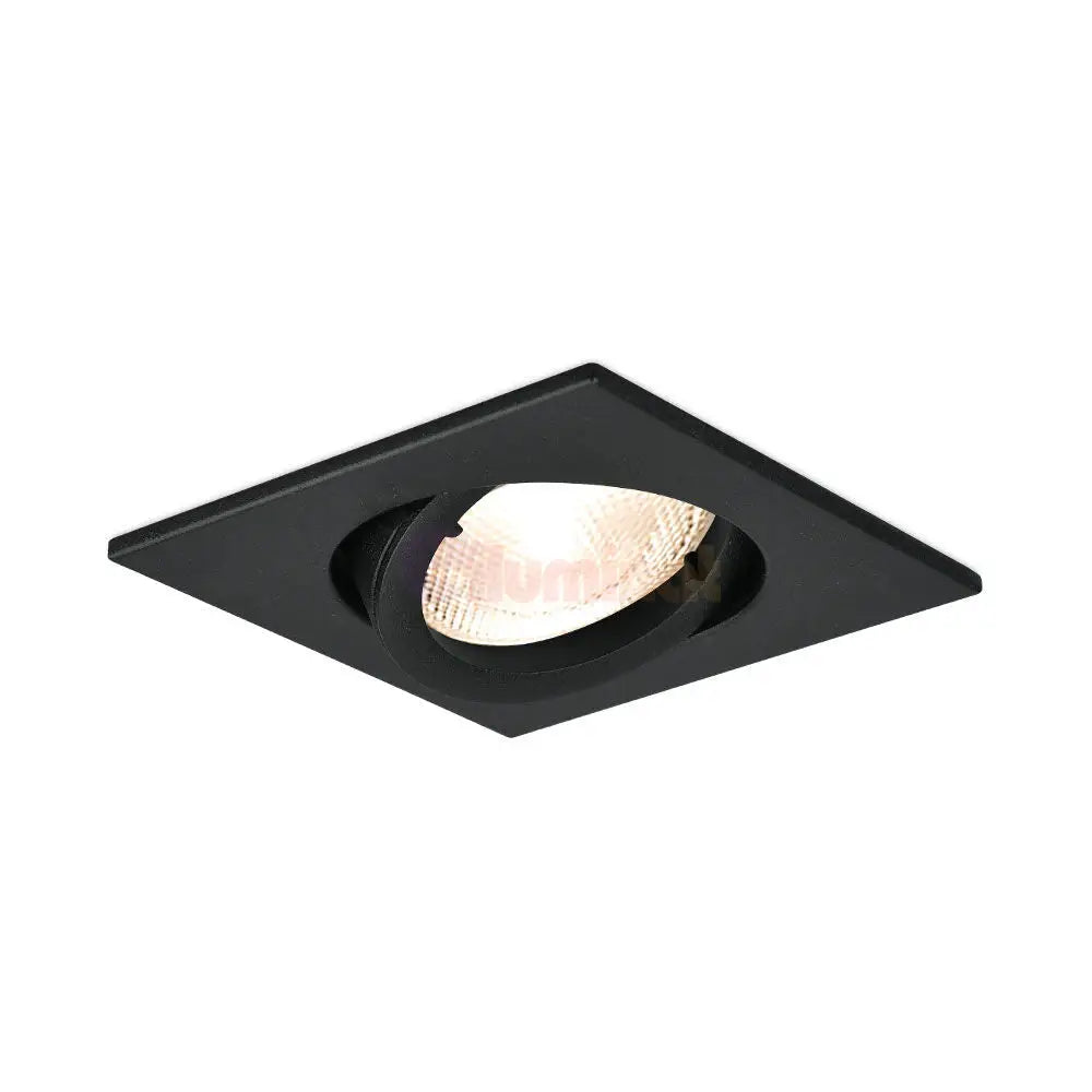 Spot Incastrat Patrat Fascicul Reglabil Negru Dulie MR16 L82xH25mm led ceiling light