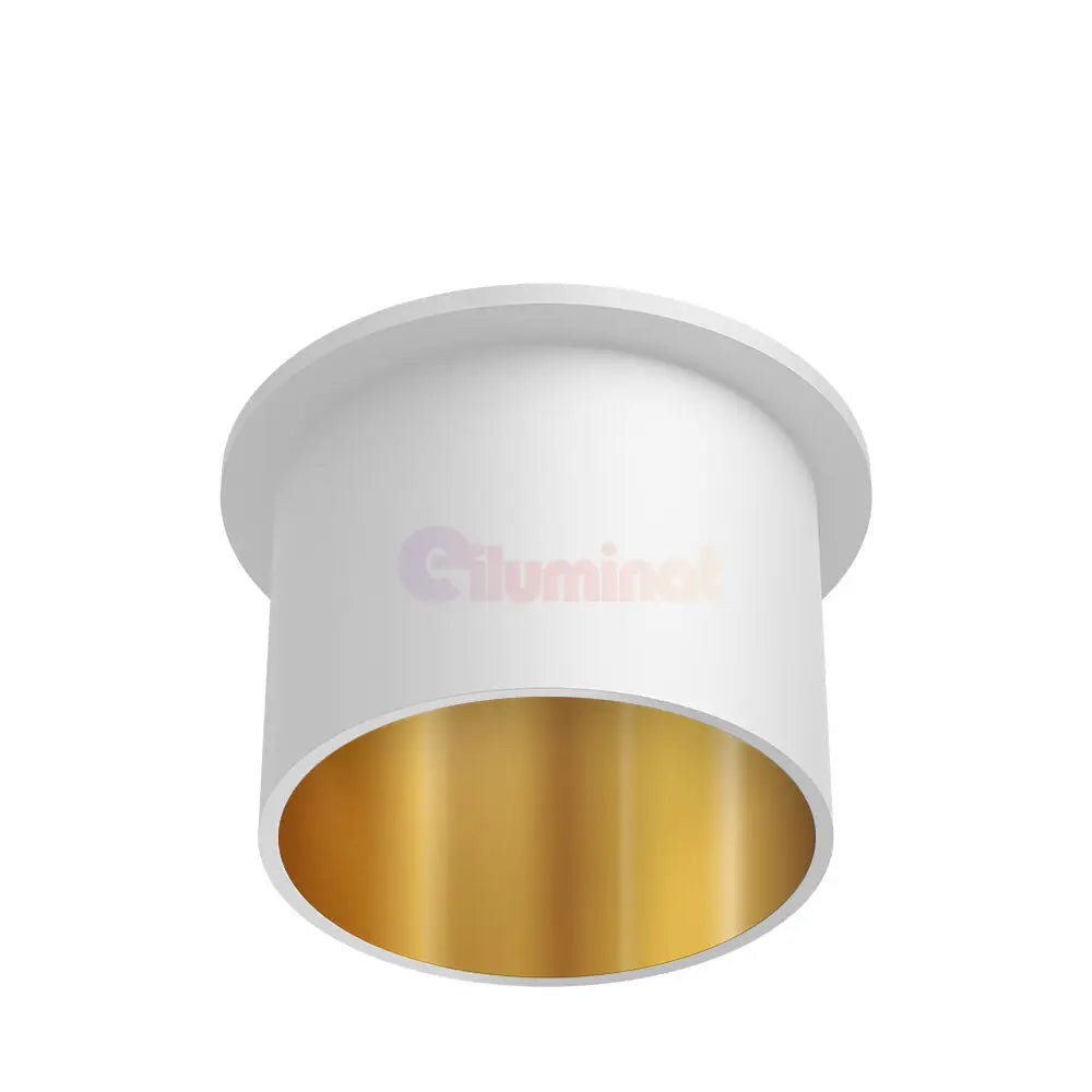 Spot Incastrat Rotund Alb & Auriu Dulie GU10 Ø70x63mm led ceiling light