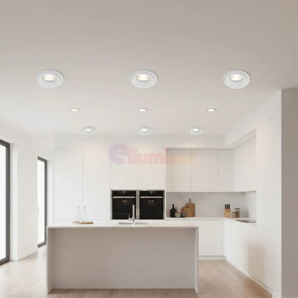 Spot Incastrat Rotund Alb Dulie GU10 Ø92x38mm led ceiling light