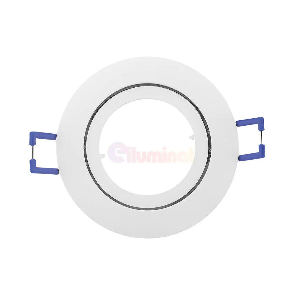 Spot Incastrat Rotund Fascicul Reglabil Alb Dulie MR16 Ø82x25mm led ceiling light