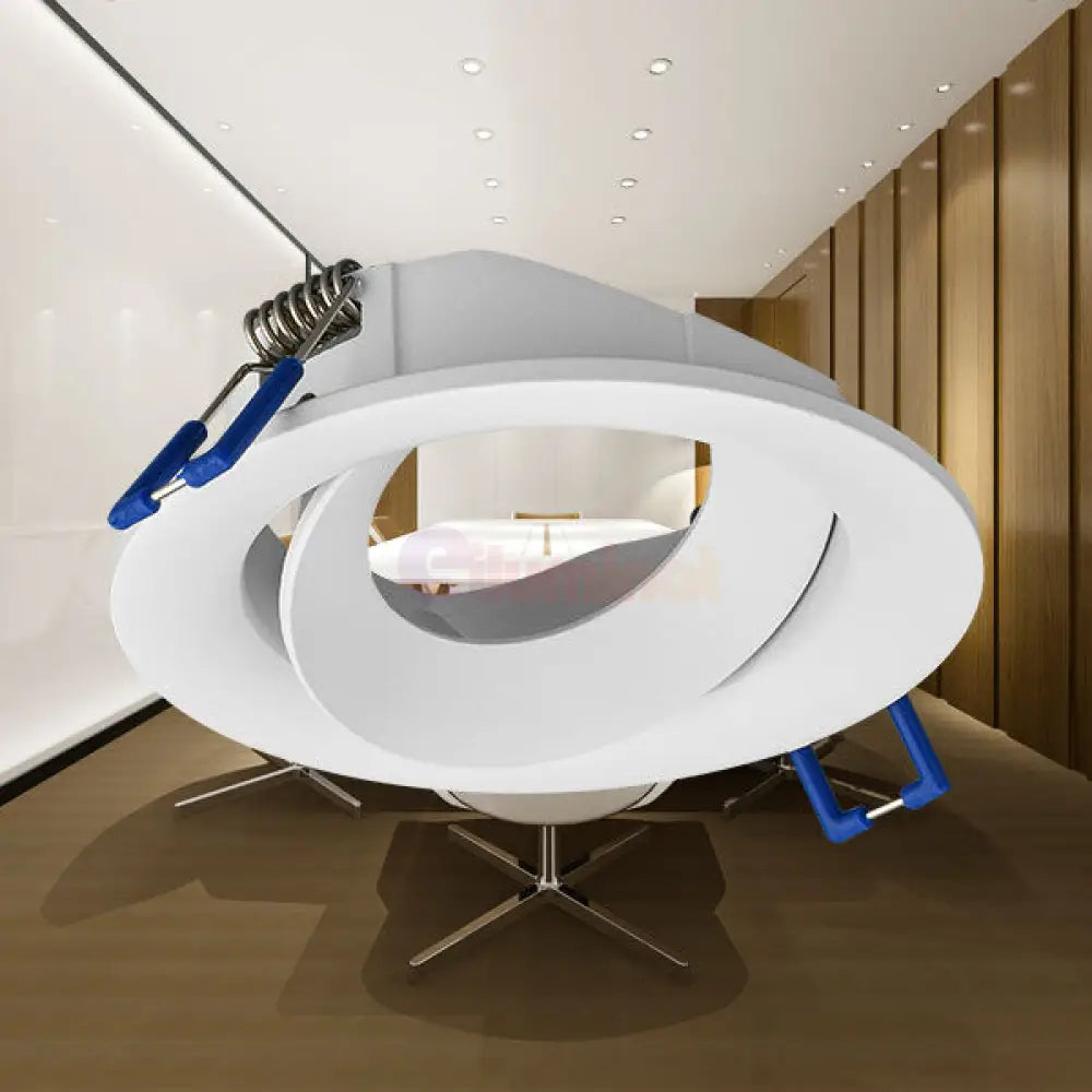 Spot Incastrat Rotund Fascicul Reglabil Alb Dulie MR16 Ø95x27mm led ceiling light