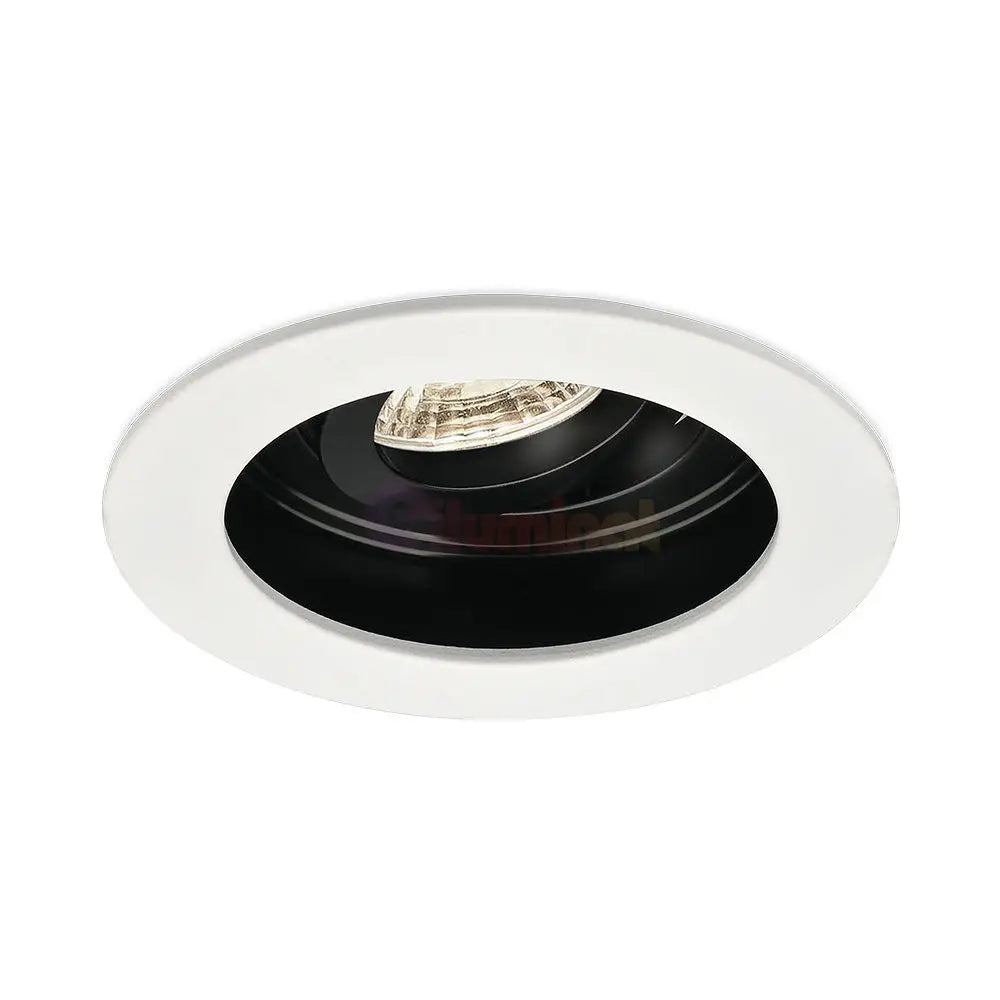 Spot Incastrat Rotund Fascicul Reglabil Alb & Negru Dulie GU10 Ø100x30mm led ceiling light