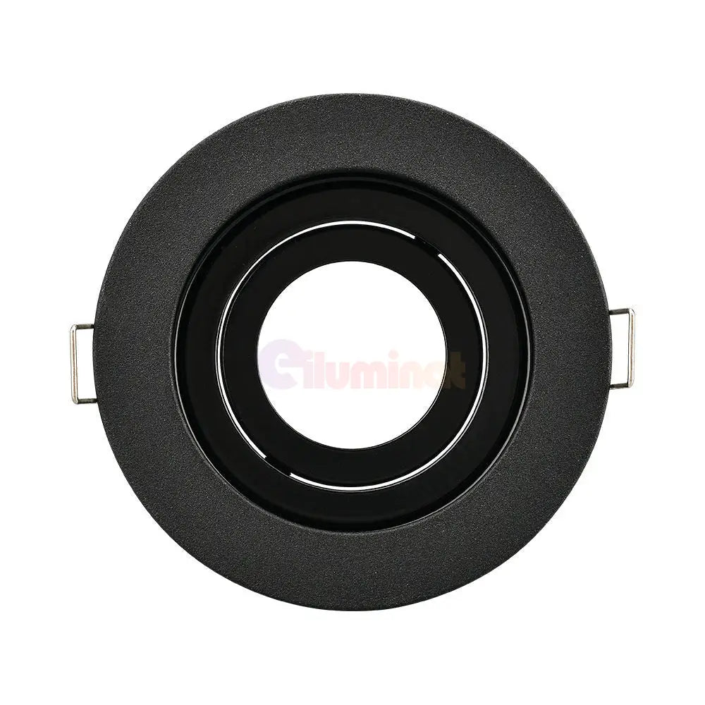 Spot Incastrat Rotund Fascicul Reglabil Negru Dulie GU10 Ø100x30mm led ceiling light