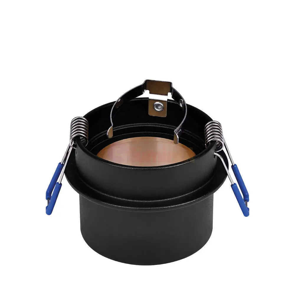 Spot Incastrat Rotund Negru & Auriu Dulie GU10 Ø70x63mm led ceiling light