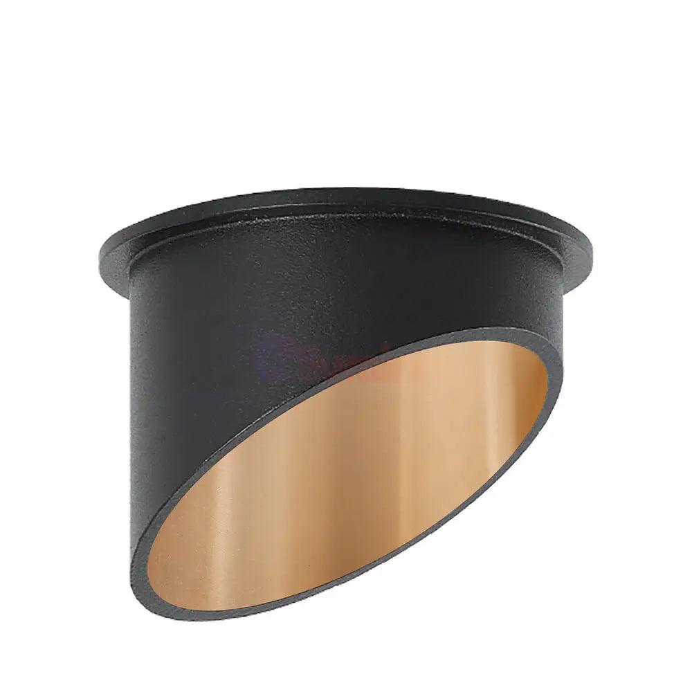 Spot Incastrat Rotund Negru & Auriu Dulie GU10 Ø70x69mm led ceiling light