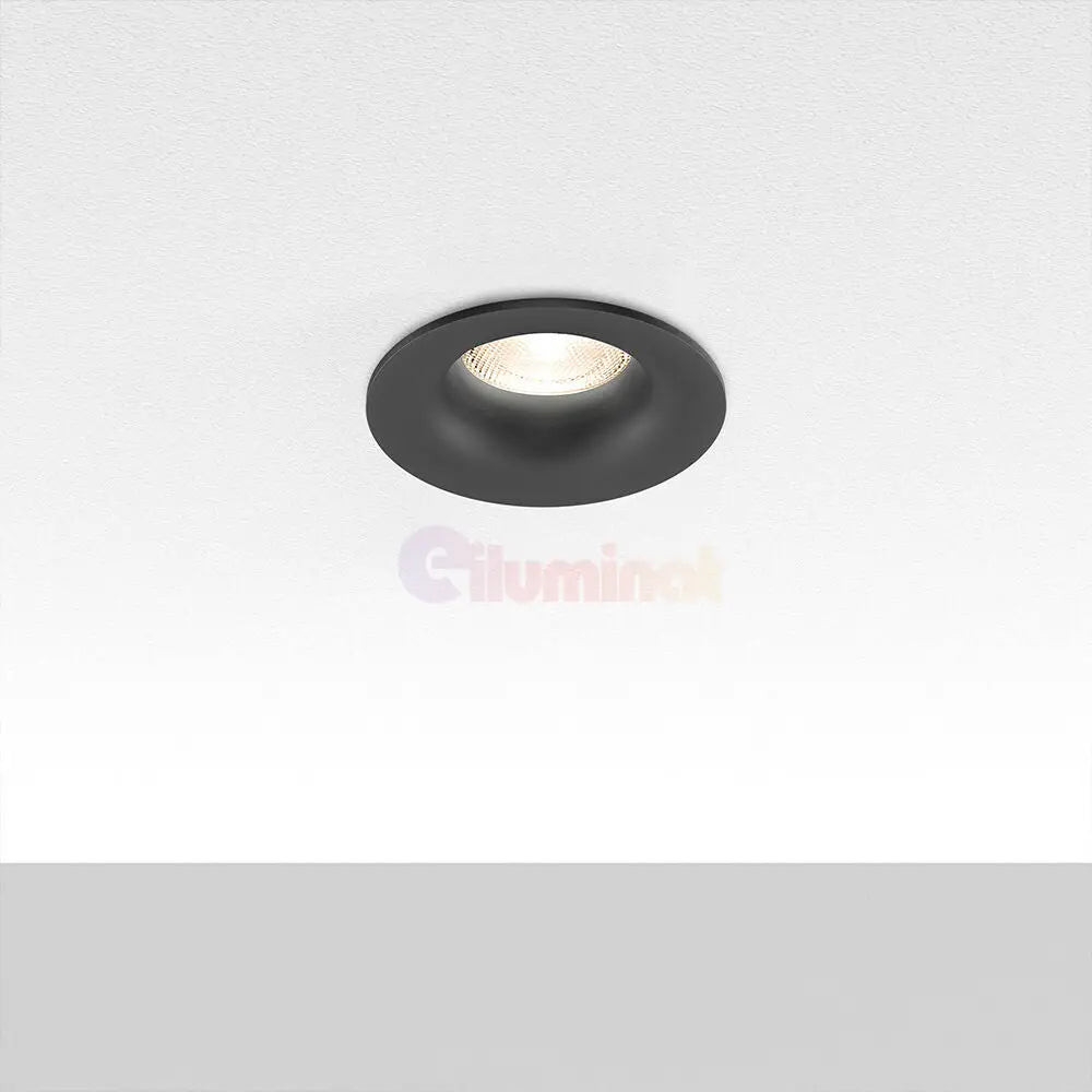 Spot Incastrat Rotund Negru Dulie MR16 Ø83x35mm led ceiling light