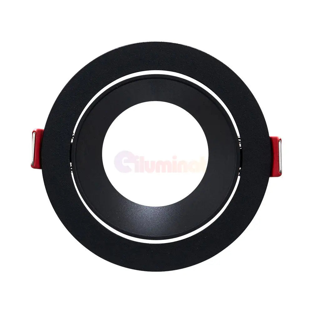 Spot Incastrat Rotund Negru Dulie GU10 Ø85x32mm led ceiling light