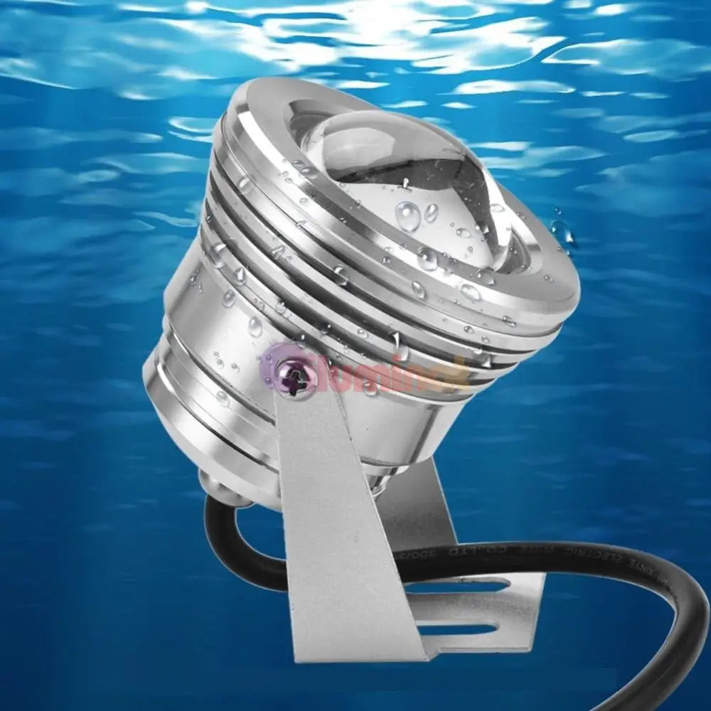 Spot Led 12V Piscina 10W Rgb Multicolor Cu Telecomanda Ip67 Exterior Lamp