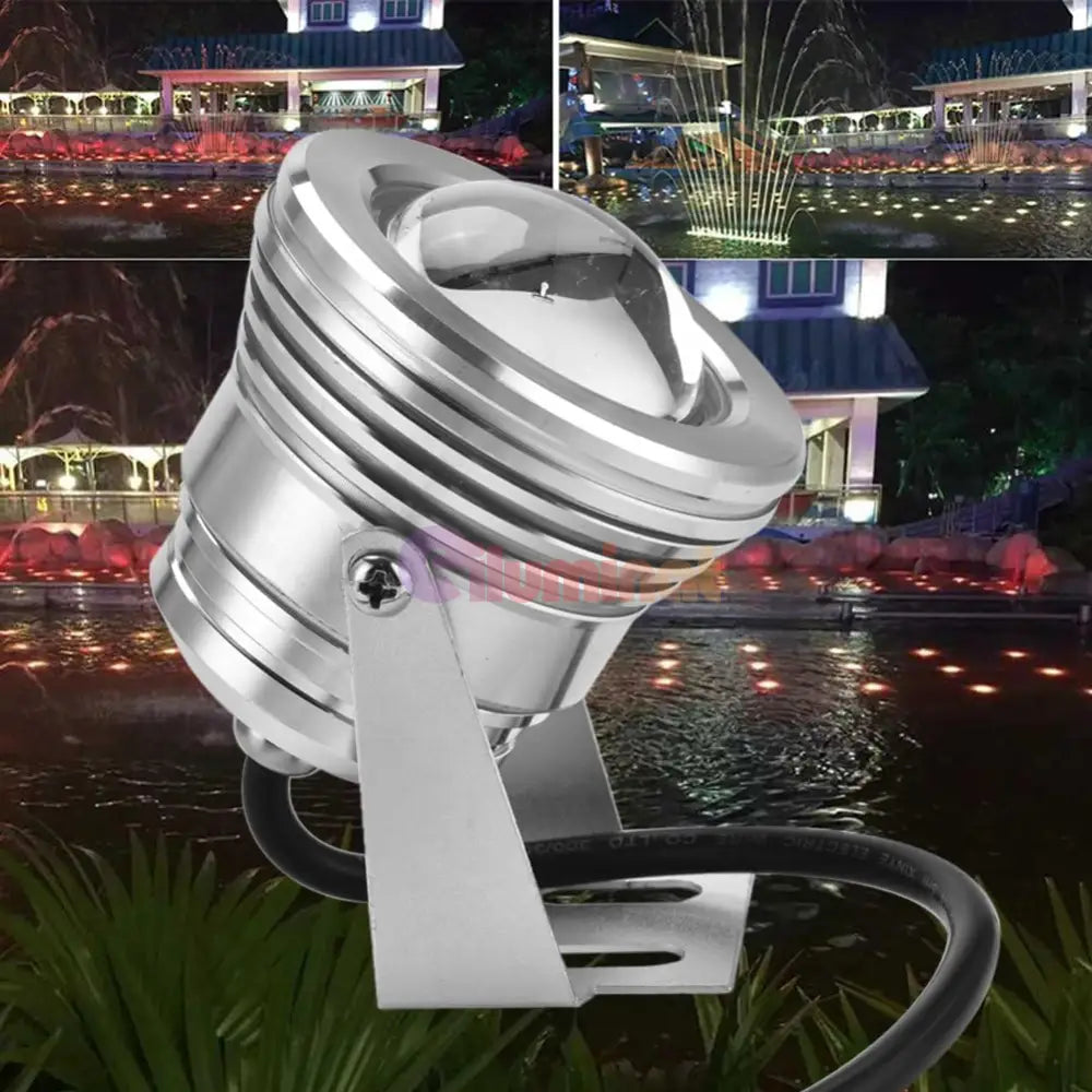 Spot Led 12V Piscina 10W Rgb Multicolor Cu Telecomanda Ip67 Exterior Lamp