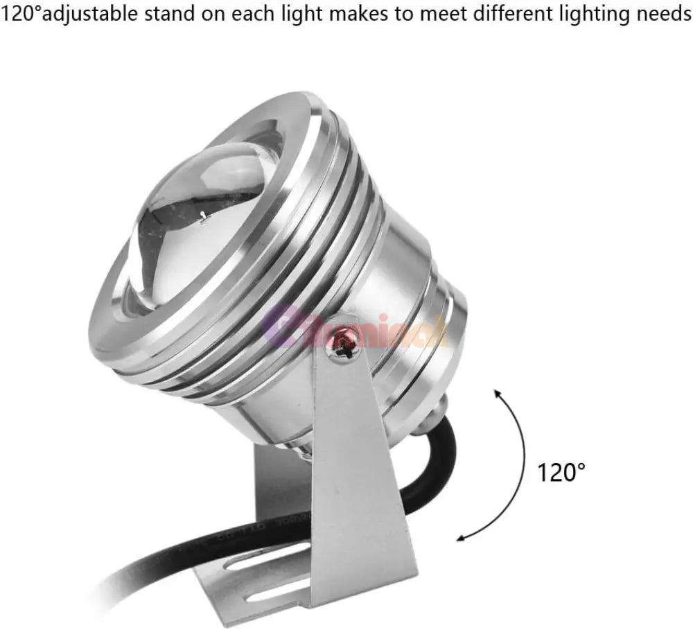 Spot Led 12V Piscina 10W Rgb Multicolor Cu Telecomanda Ip67 Exterior Lamp