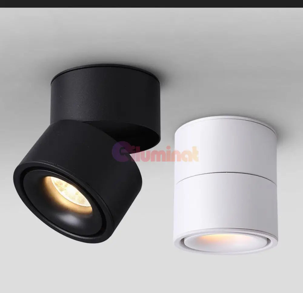 Spot Led 12W Aplicat Orientabil 4000K Led Ceiling Light