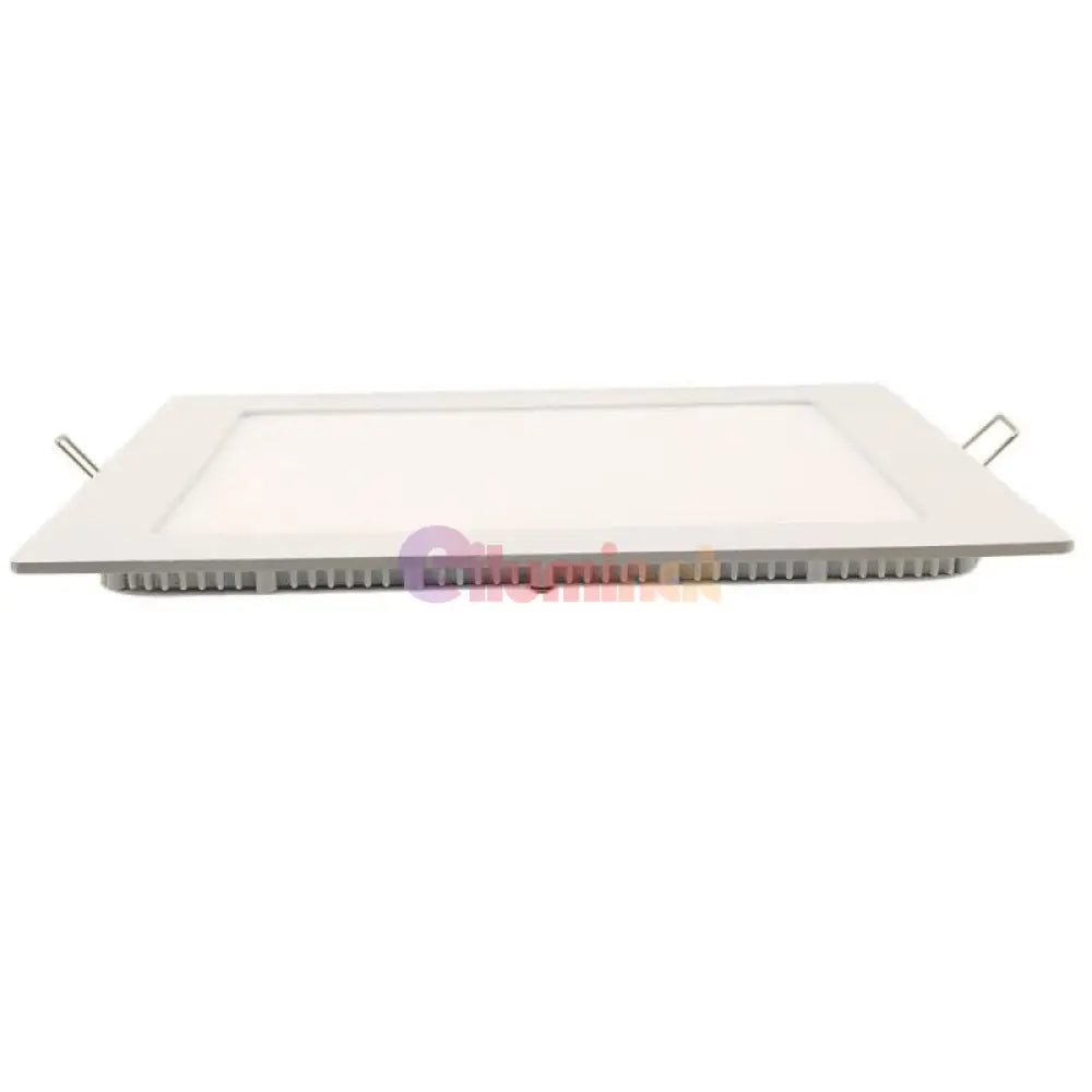 Spot Led 12W Slim Patrat Alb / 163X163Mm Incastrabil Spot Light