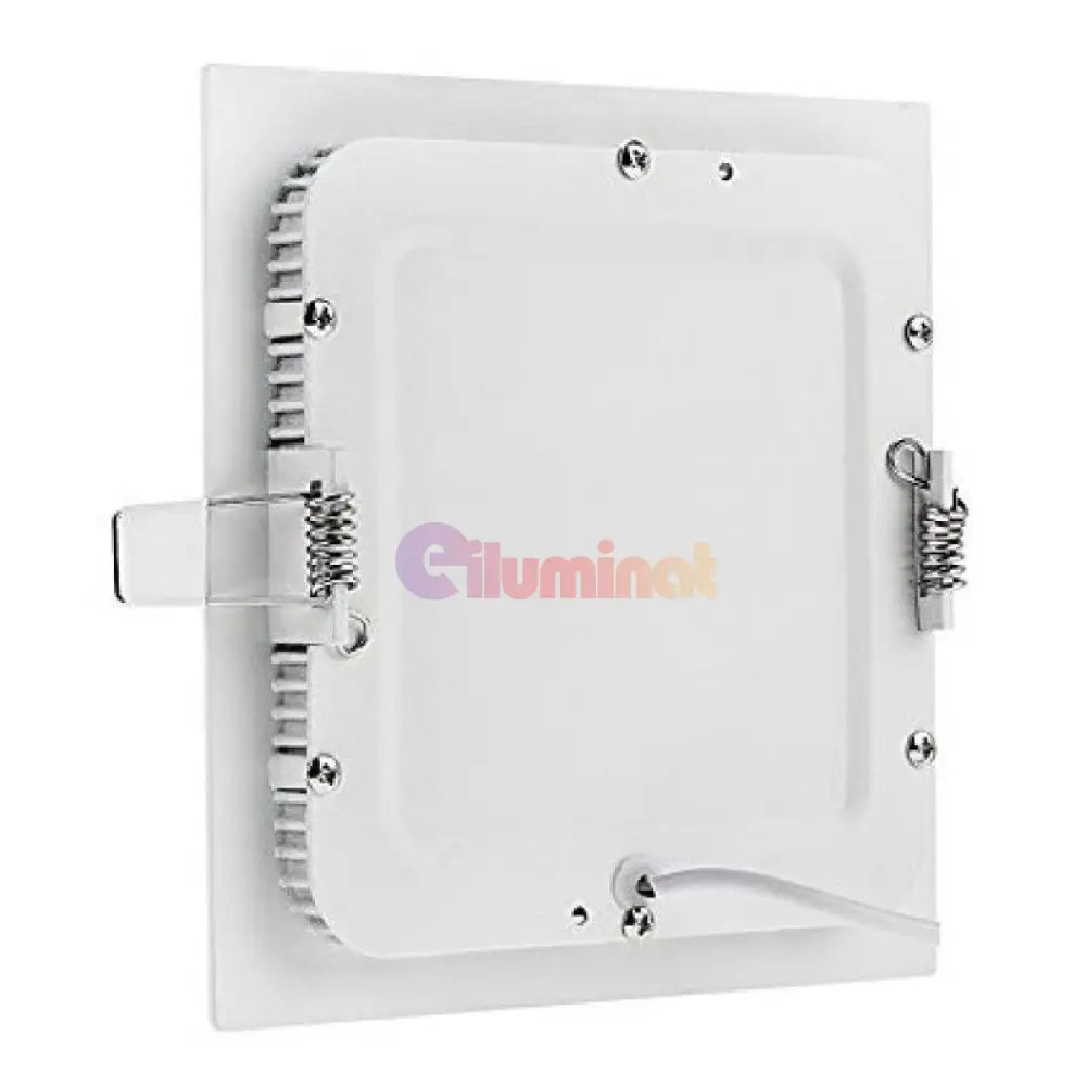 Spot Led 12W Slim Patrat Alb / 163X163Mm Incastrabil Spot Light