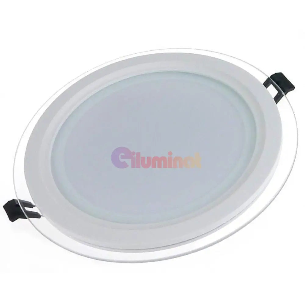 Spot Led 15W Rotund Mat Rama Sticla / ⌀200Mm Incastrabil Led Spot Light