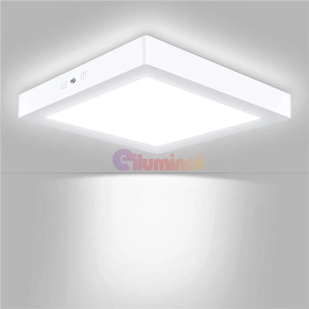 Spot Led 18W Patrat Alb / 205X205Mm Aplicat Led Spot Light