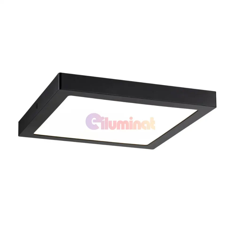 Spot Led 18W Patrat Negru / 210X210Mm Aplicat Led Ceiling Light