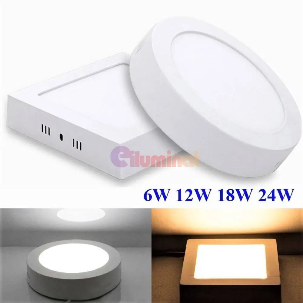 Spot Led 18W Rotund Alb / ⌀205Mm Aplicat Led Ceiling Light