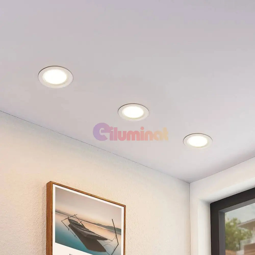 Spot Led 18W Slim Rotund Alb / ⌀221Mm Incastrabil Led Spot Light