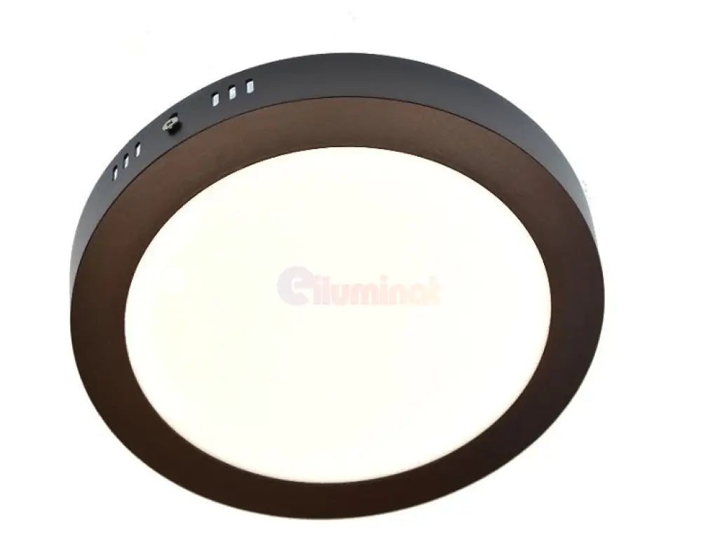 Spot Led 28W Rotund Negru / ⌀287Mm Aplicat Ceiling Light