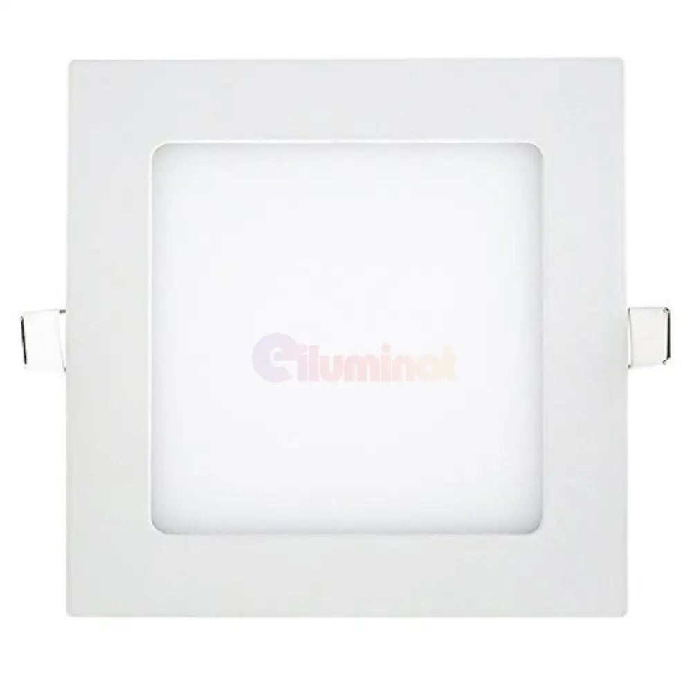Spot Led 3W Slim Patrat Alb / 89X89Mm Incastrabil Led Spot Light