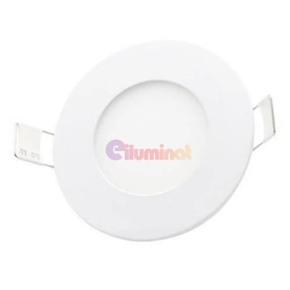 Spot Led 3W Slim Rotund Alb / ⌀83Mm Incastrabil Led Spot Light