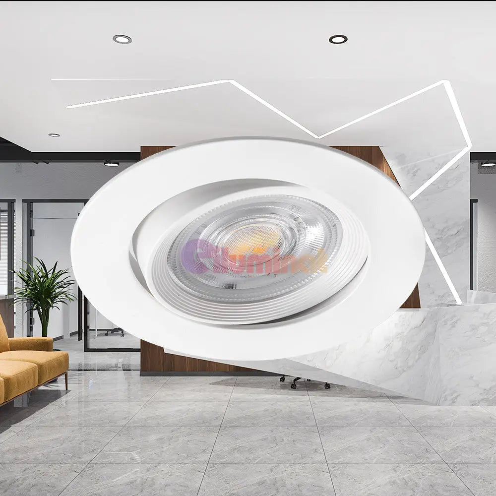 Spot Led 7W Incastrabil Orientabil Cct Cu 3 Lumini Dimabil Led Spot Light