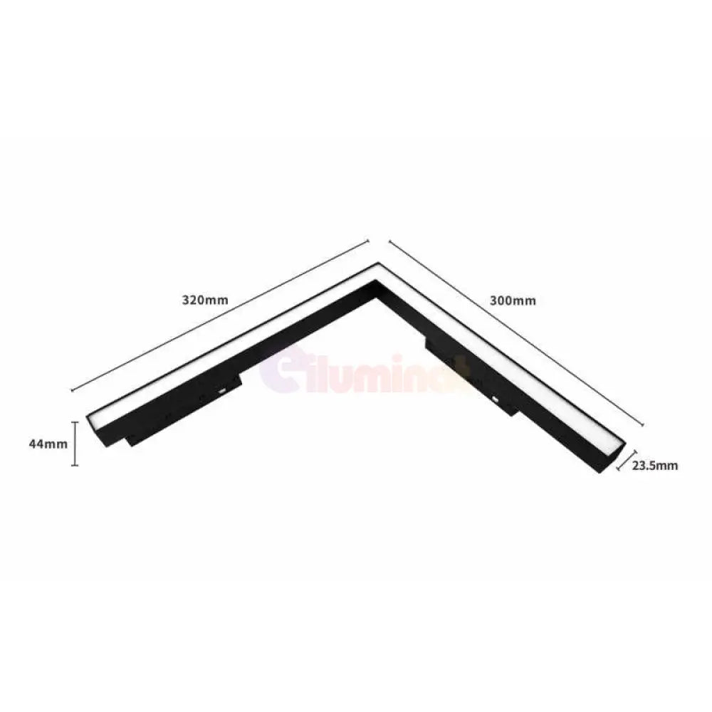 Spot LED 90 Grade 24W 62cm Magnetic CCT Negru Mat MAGNETIC CCT / SPOT MAGNETIC CCT / 24W TRACK LIGHT