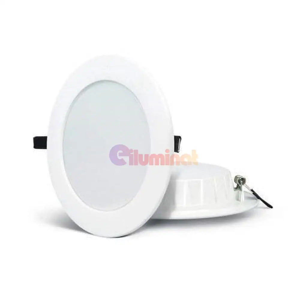 Spot Led 9W Eco Rotund Alb / ⌀120Mm Incastrabil Led Spot Light