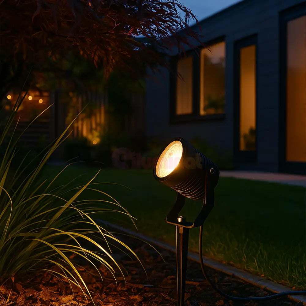Spot LED Gradina Cu Dulie Nolux MR16 Negru EXTERIOR LAMP