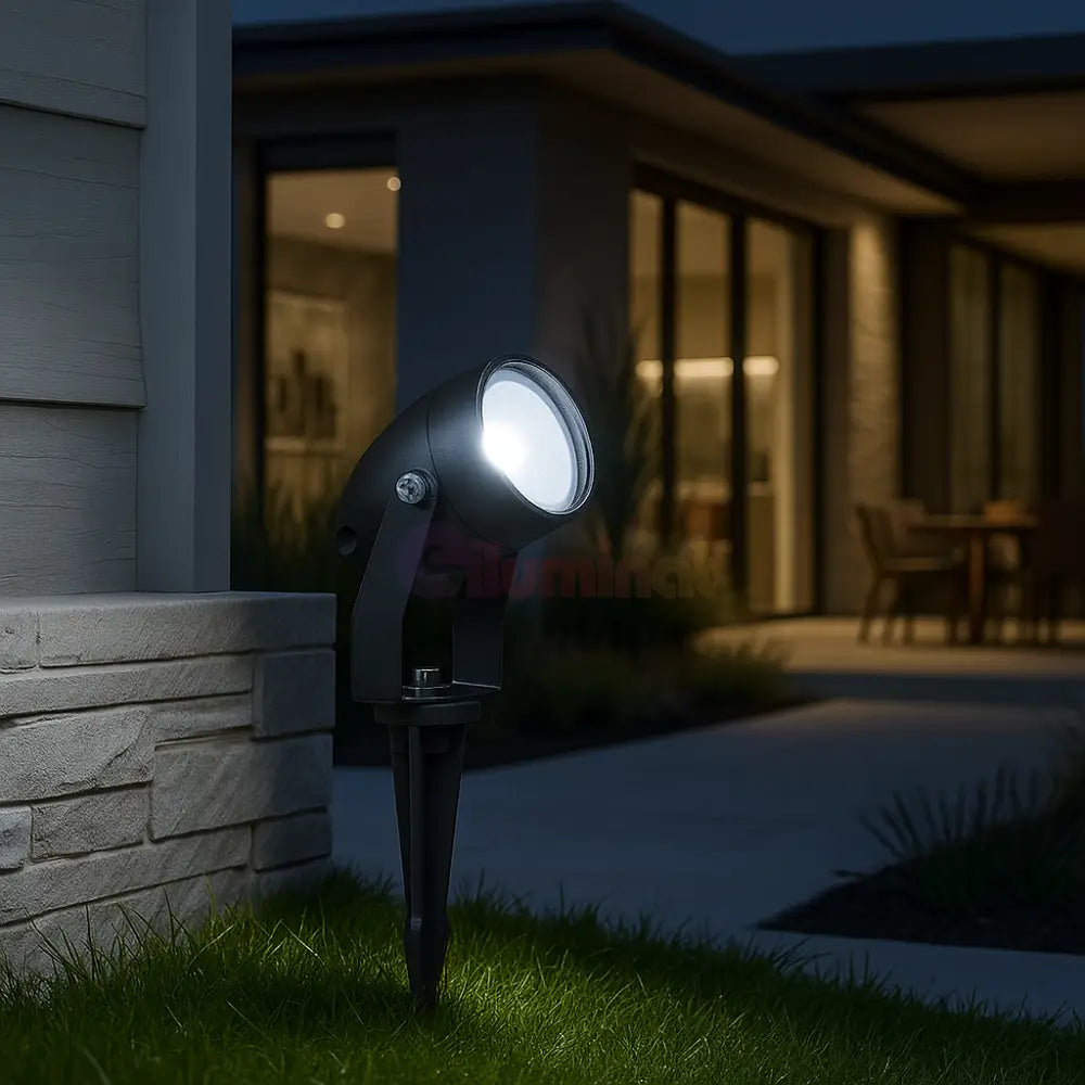 Spot LED Gradina KOLVI 15W Lumina Rece Negru EXTERIOR LAMP