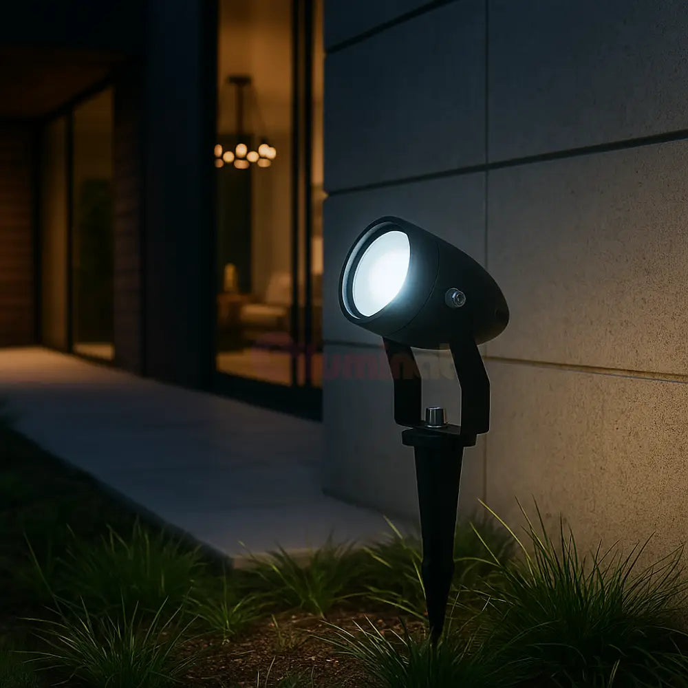 Spot LED Gradina KOLVI 15W Lumina Rece Negru EXTERIOR LAMP