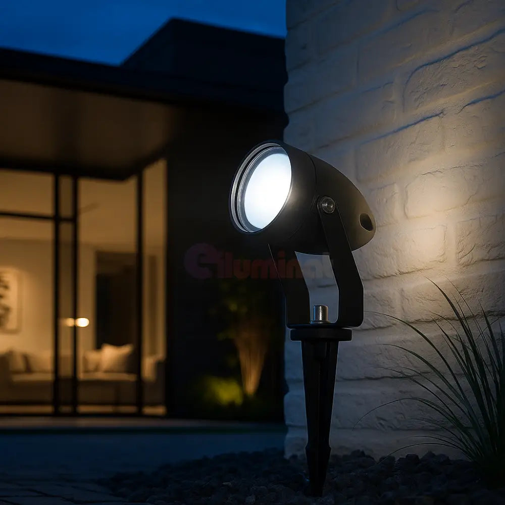 Spot LED Gradina KOLVI 5W Lumina Rece Negru EXTERIOR LAMP