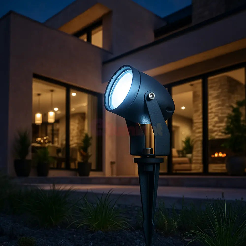 Spot LED Gradina KOLVI 9W Lumina Rece Negru EXTERIOR LAMP