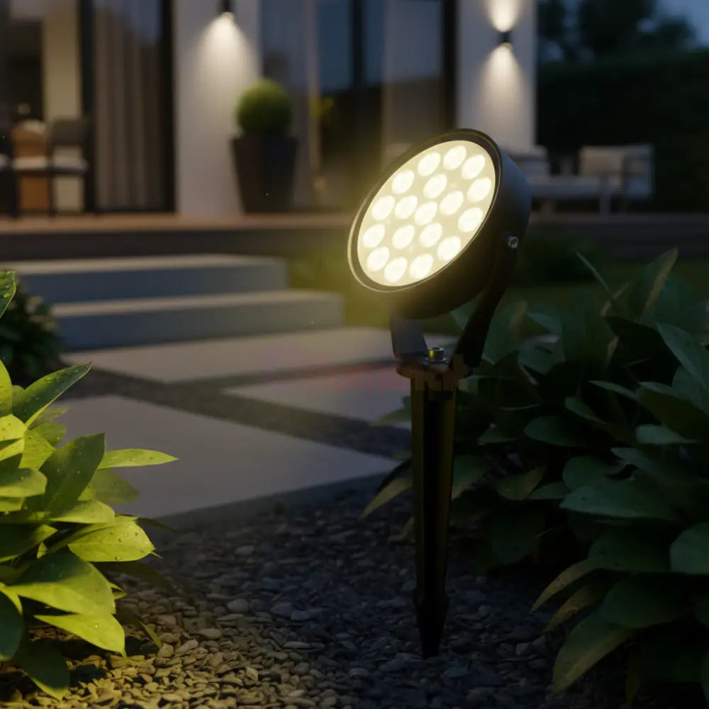 Spot LED Gradina Lollipop 15W Lumina Calda Negru EXTERIOR LAMP