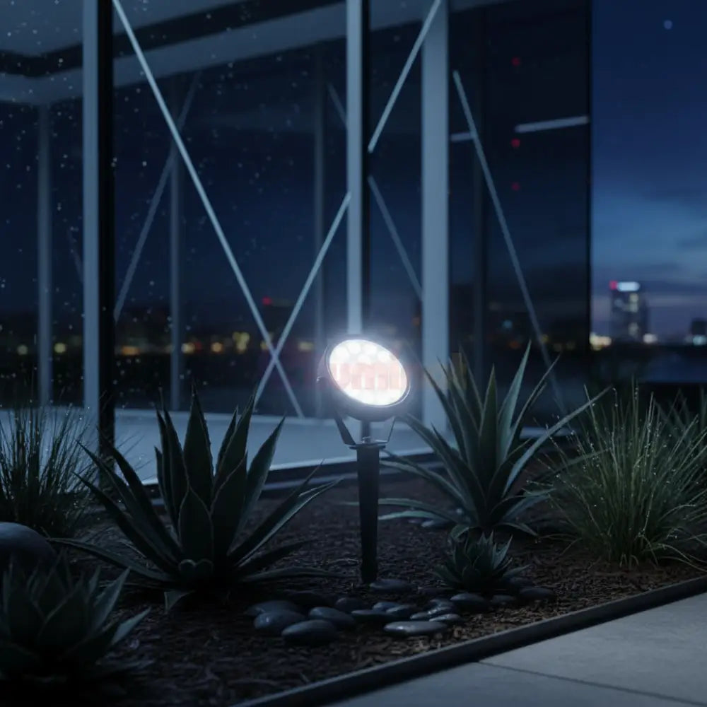 Spot LED Gradina Lollipop 15W Lumina Rece Negru EXTERIOR LAMP