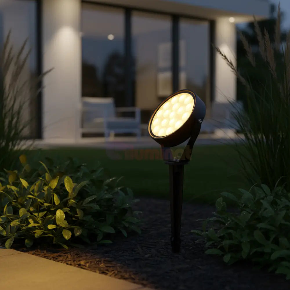 Spot LED Gradina Lollipop 9W Lumina Calda Negru EXTERIOR LAMP