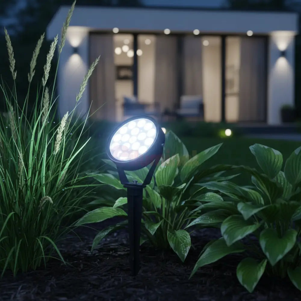 Spot LED Gradina Lollipop 9W Lumina Rece Negru EXTERIOR LAMP