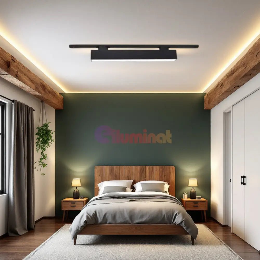 Spot LED 25W Pe Sina 5075-0.6m SPOT LED APLICAT / NEAGRA led ceiling light