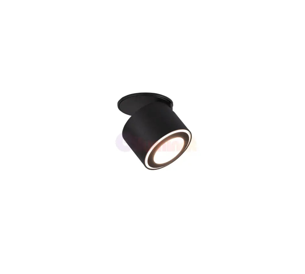 Spot LED Premium Aplicat Orientabil Rotund Negru 3 Moduri de Iluminare led ceiling light