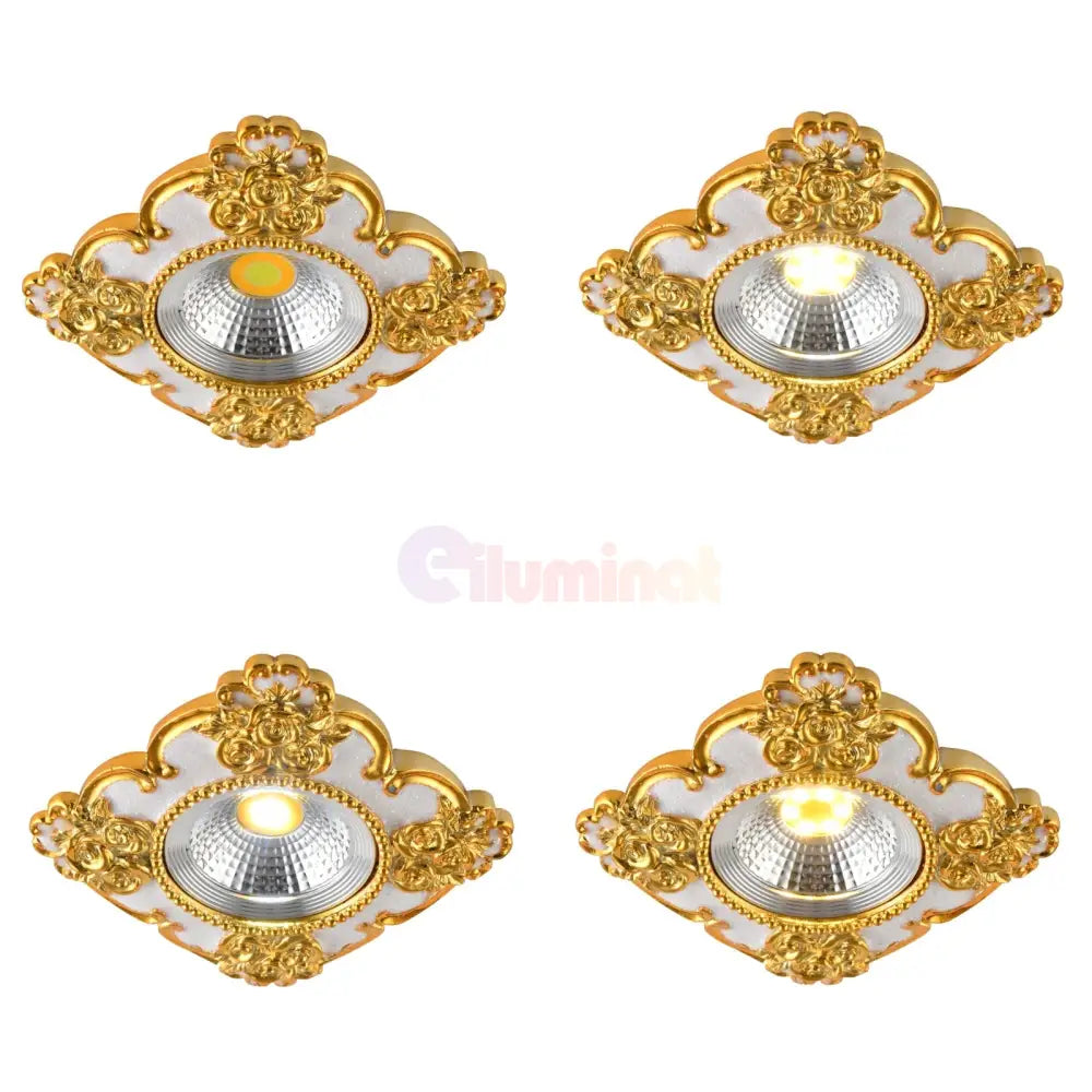 Spot Led Royal Deluxe Imperial Patrat Hc507 Spot Light