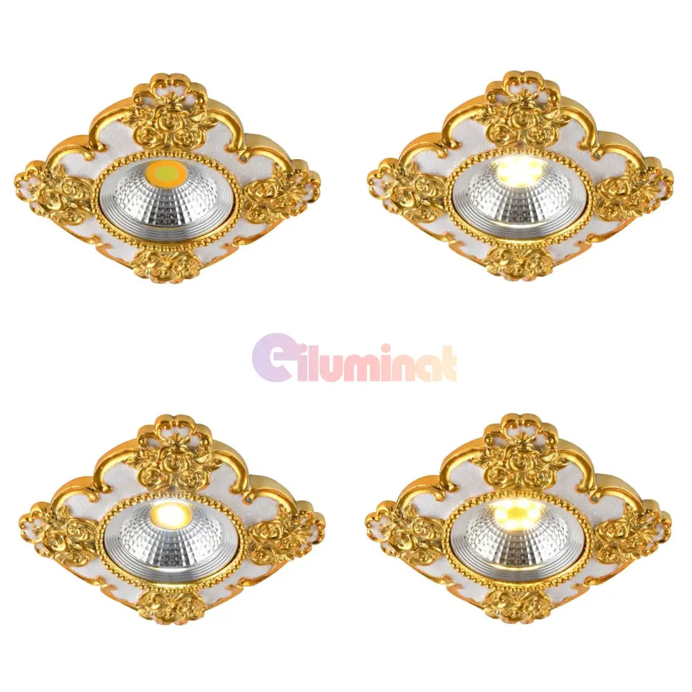 Spot Led Royal Deluxe Imperial Patrat Hc507 Spot Light